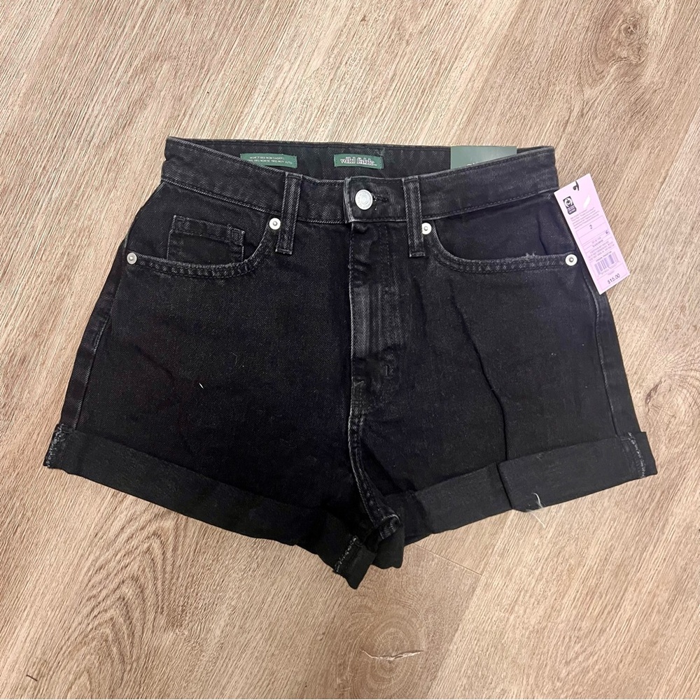 Wild Fable Highest Rise Mom Shorts C1